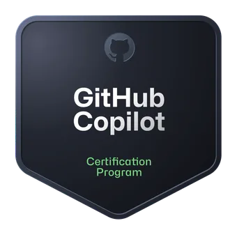 GitHub Copilot certification badge